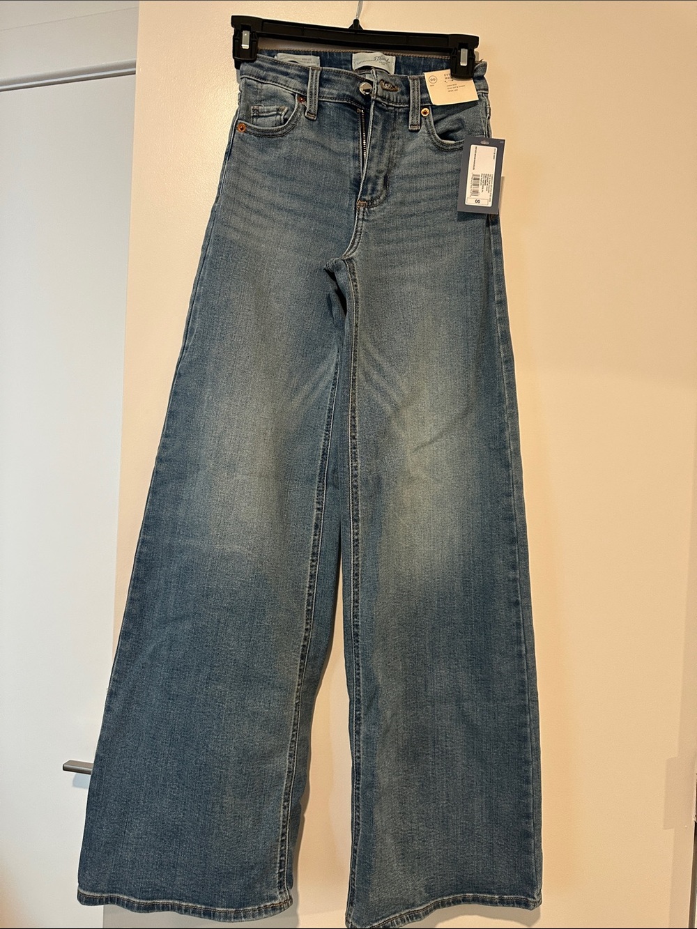 Threshold Wide-Leg Jeans in Medium Blue Wash